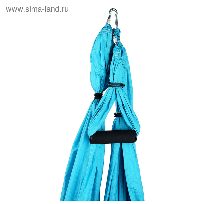 фото Гамак для йоги sangh, 250×150 см, цвет голубой