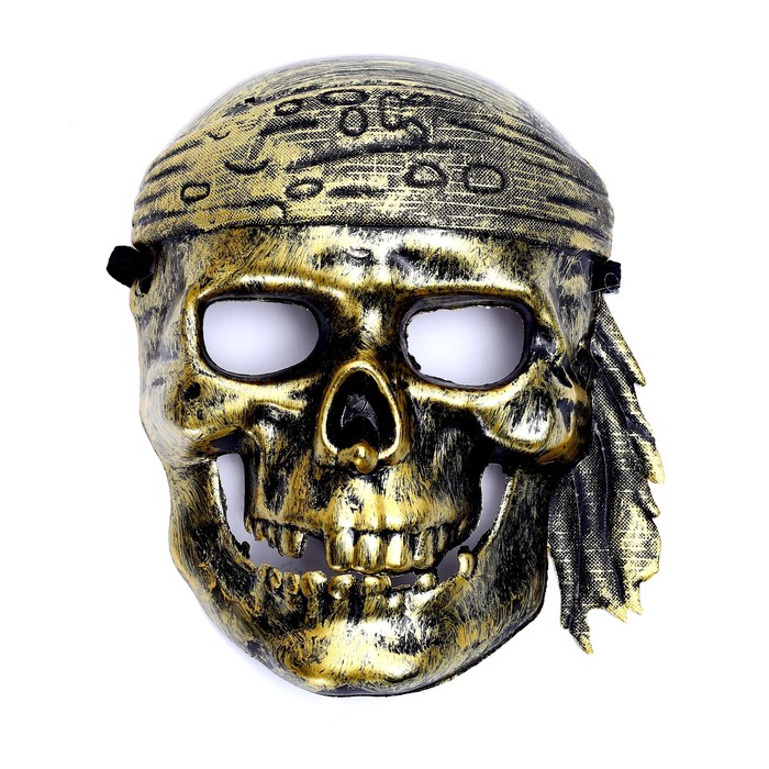 Карнавальная маска «Пират», цвет золотой