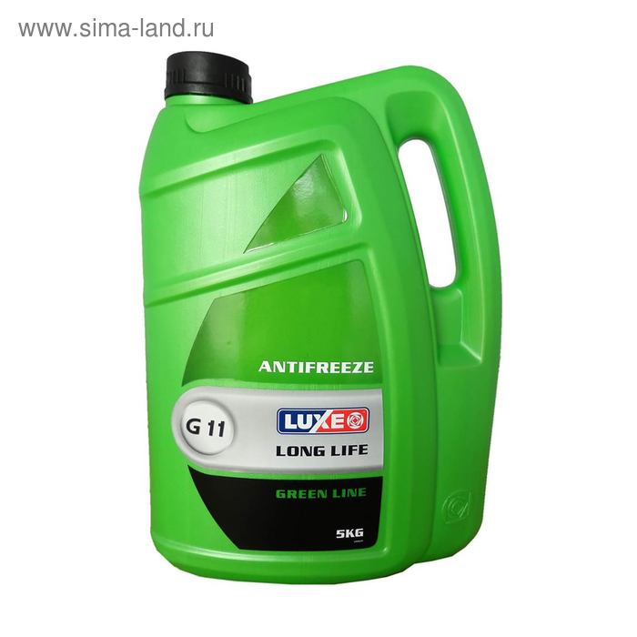 Антифриз LUXE Long Life G11, зелёный, 5 кг
