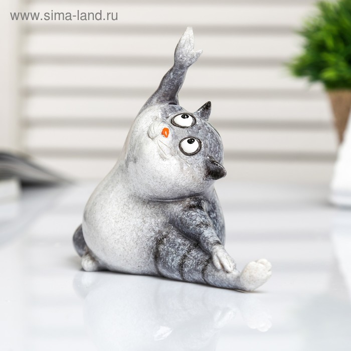 

Сувенир полистоун лак "Котик-асаны" МИКС 12х14,5х5,5 см