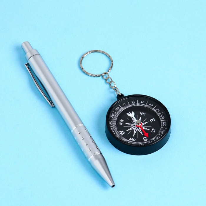 Набор подарочный 2в1 ручка, компас