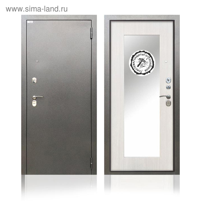 Входная дверь «Берлога Тринити Милли», 870 × 2060 правая, цвет ясень белый сейф дверь берлога эк2 870 × 2050 мм правая цвет миланский орех