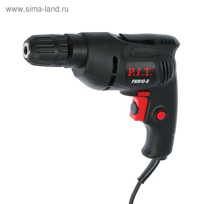 Дрель электрическая PIT РВМ10-D СТАНДАРТ 500 Вт БЗП 10 мм 2800 обмин реверс 199900₽
