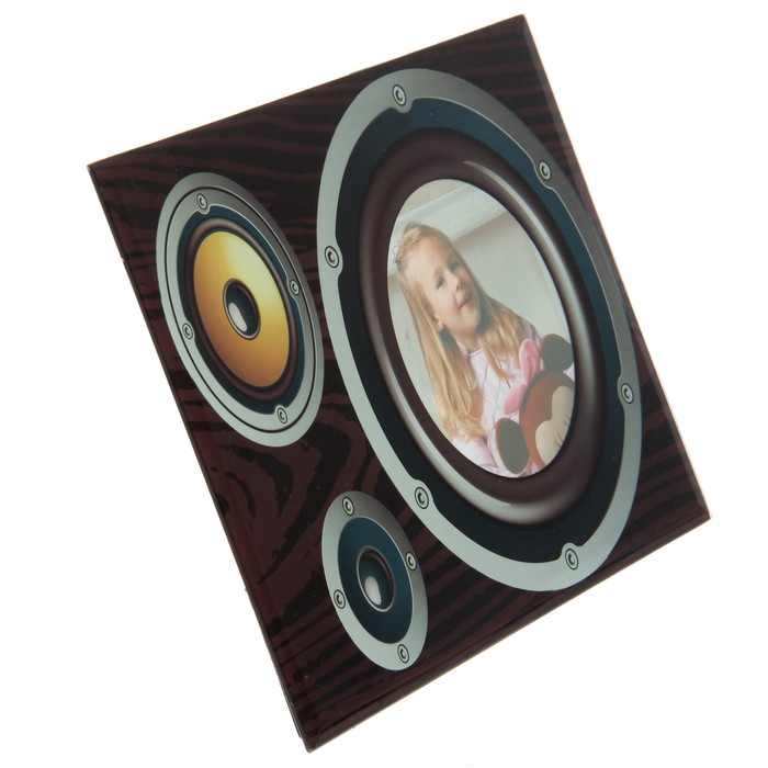 Фоторамка "Динамик" для фото 10х10 см, МИКС