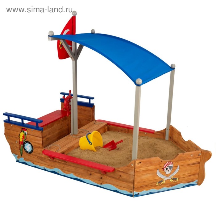Песочница «Пиратская лодка» песочницы kidkraft песочница пиратская лодка