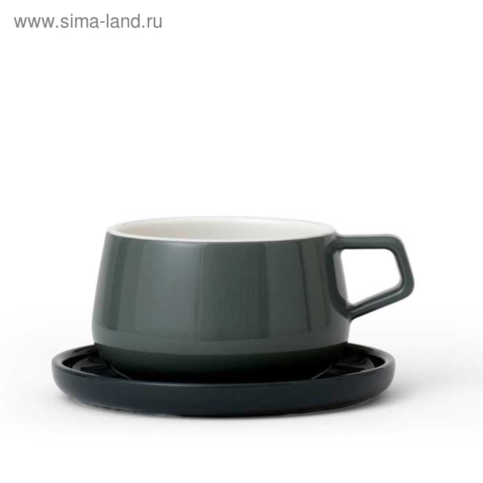 Чайная чашка с блюдцем VIVA Scandinavia Ella, 300 мл, цвет мятный