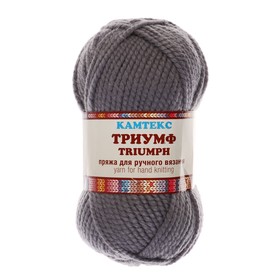 

Пряжа "Триумф" 20% шерсть, 80% акрил 100м/100гр (169 серый)