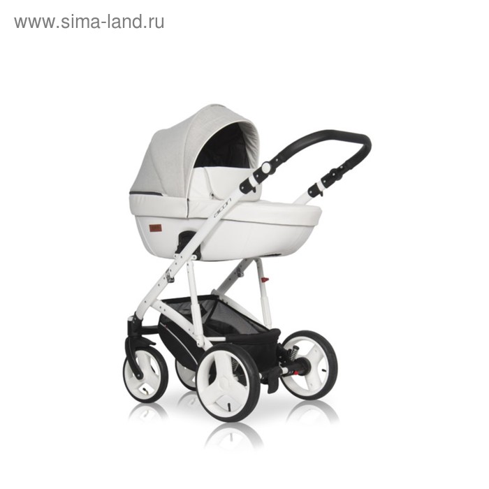 Коляска 2 в 1 Riko Basic Aicon цвет 01 серый-белый 34450₽