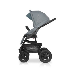 

Коляска 3 в 1 Riko Basic Alfa, цвет серый-бирюзовый