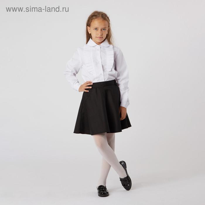 Блузка для девочки, цвет белый, рост 140 см