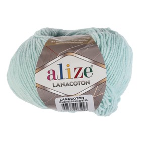 

Пряжа "Lanacoton" 26% Шерсть, 26% Xлопок, 48% Aкрил 160м/50гр (522 мята)