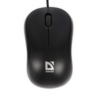 Мышь Defender Patch MS-759, проводная, оптическая, 3 кнопки, 1000 dpi, USB, чёрная - Фото 3