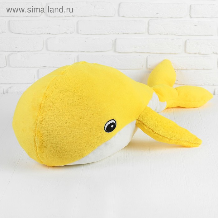 

Мягкая игрушка «Кит», цвет жёлтый, 95х75 см