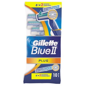 Бритва одноразовая Gillette Blue2 Plus, 8 + 2 шт.