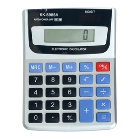 Калькулятор настольный, 8 - разрядный, KK - 8985А, с мелодией Ош