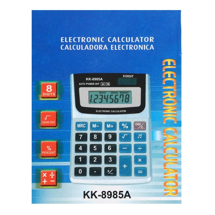 купить Калькулятор настольный 08-разрядный KK-8985А с мелодией