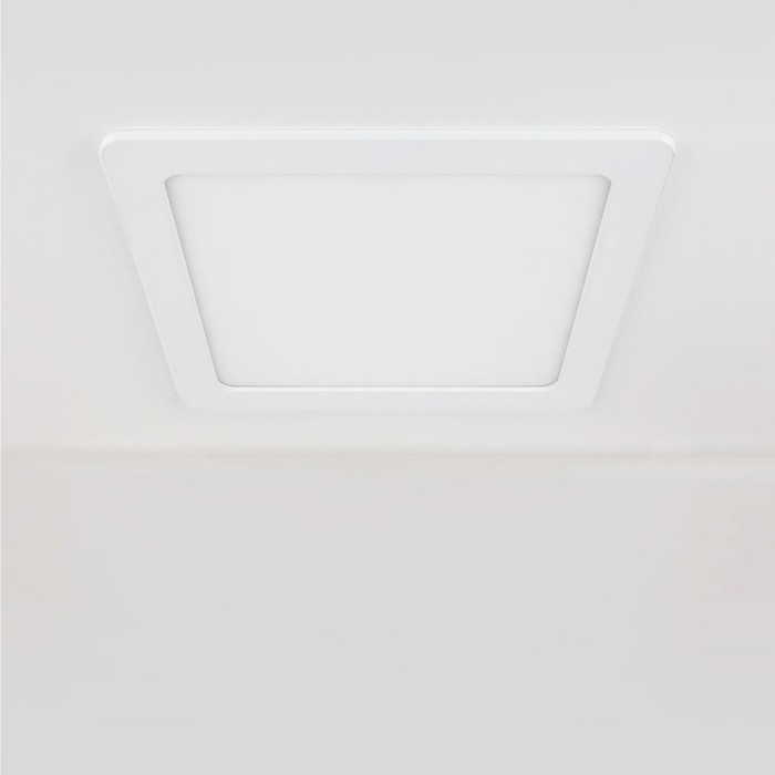 Светильник светодиодный DLS003, 24 Вт, 4200К, LED, цвет белый, d=275мм