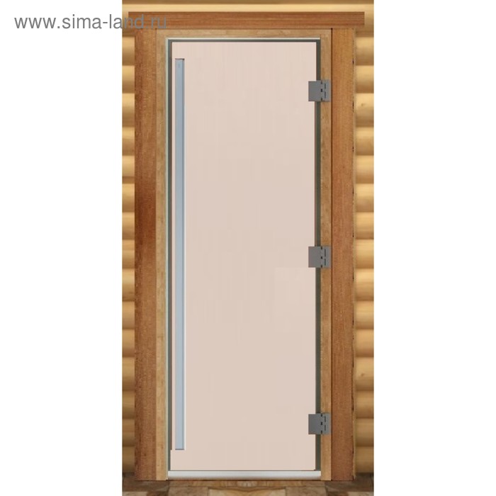 Дверь «Престиж», размер коробки 190 × 70 см, правая, цвет сатин дверь стеклянная хамам престиж размер коробки 190 × 70 см правая цвет сатин