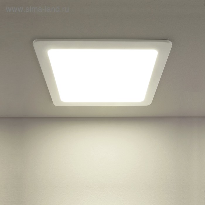 

Светильник светодиодный DLS003, 18 Вт, 4200К, LED, цвет белый, d=205мм