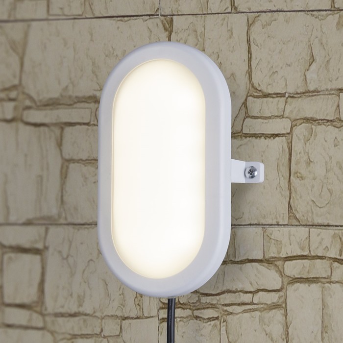 Светильник светодиодный LTB0102D, 12 Вт, 4000К, LED, цвет белый, IP54