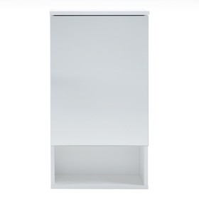 Зеркало-шкаф Вега 4002 белое, 40 х 13,6 х 70 см Ош