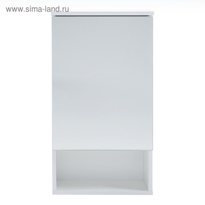 Зеркало-шкаф для ванной комнаты Вега 4002 белое, 40 х 13,6 х 70 см