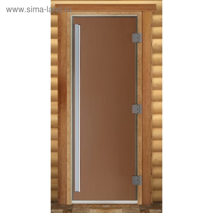 Дверь «Престиж», размер коробки 190 × 70 см, левая, цвет бронза матовая дверь зима размер коробки 190 × 70 см левая цвет матовая бронза