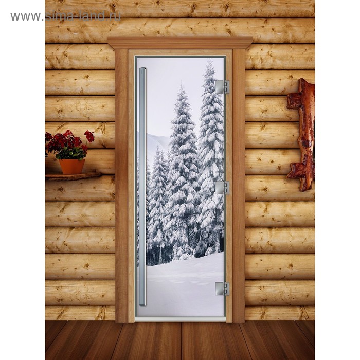 Дверь «Престиж» с фотопечатью, размер коробки 190 × 70 см, левая, цвет А091
