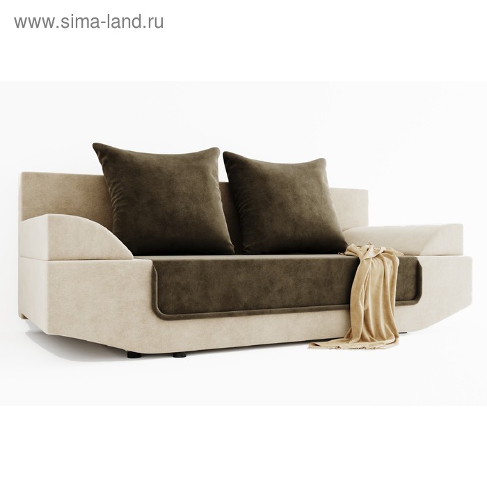 

Диван прямой «Амаретто», пружинный блок, механизм еврокнижка, цвет селфи 03 / селфи 01