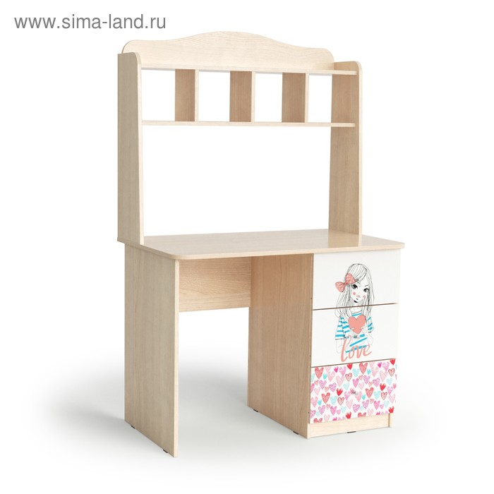 

Стол письменный Fashion, 1000х600х1580, Шимо светлый