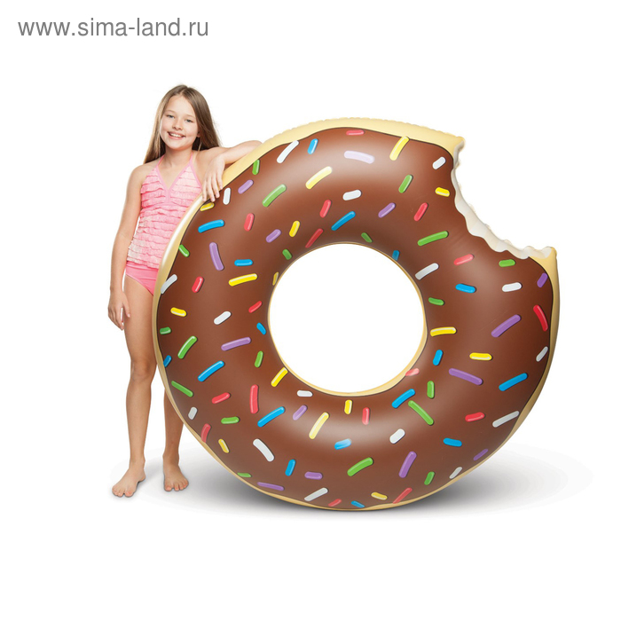 

Круг надувной BigMouth Chocolate Donut