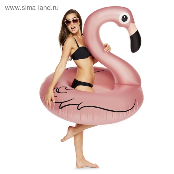 Круг надувной BigMouth Flamingo Rose Gold