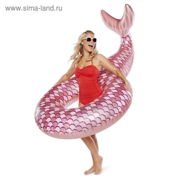 Круг надувной BigMouth Mermaid Rose Gold