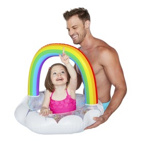

Круг надувной детский BigMouth Rainbow