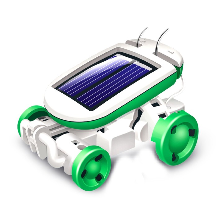Игровой набор «Солнцебот», 6 в 1, работает от солнечной батареи, в пакете