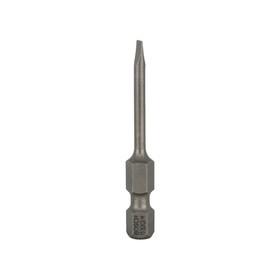 

Биты Bosch 2607001473, 3 шт., 49 мм, прямой шлиц S0.5х3, 1/4", односторонние