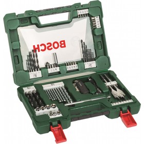 

Набор сверл и бит Bosch 2607017191, 68 шт., 28 сверл, 29 бит, торцевые головки, нож, зенкер 444884