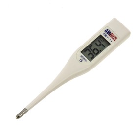 Термометр электронный Amrus AMDT-14, влагостойкий, память, белый Ош
