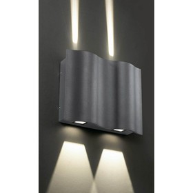 

Светильник светодиодный KAIMAS, 12 Вт, 3000К, LED, цвет серый
