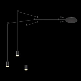 

Светильник WEB, 24 Вт, 3000К, LED, цвет чёрный
