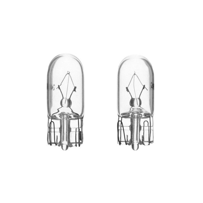Лампа автомобильная Clearlight, W5W T10, 24 В, набор 2 шт