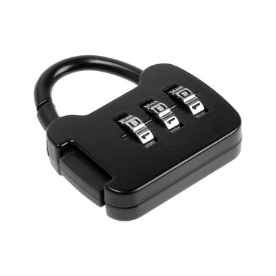 Замок навесной кодовый TUNRDA ZK001, черный