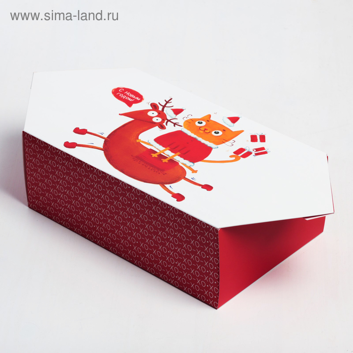 Коробка Для Новогоднего Подарка Конфеты