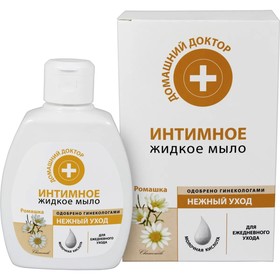 

Интимное жидкое мыло Домашний доктор «Нежный уход», ромашка, 200 мл