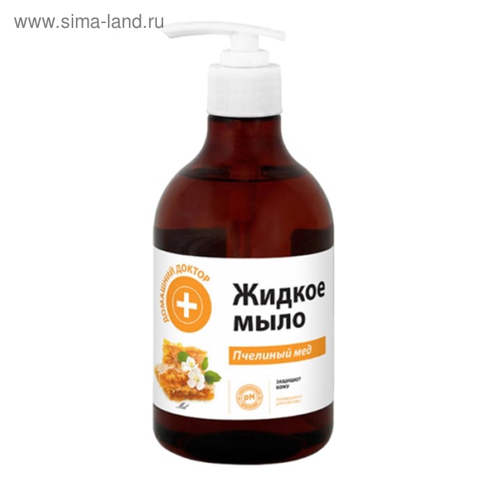 Жидкое мыло Домашний доктор «Пчелиный мёд», 480 мл
