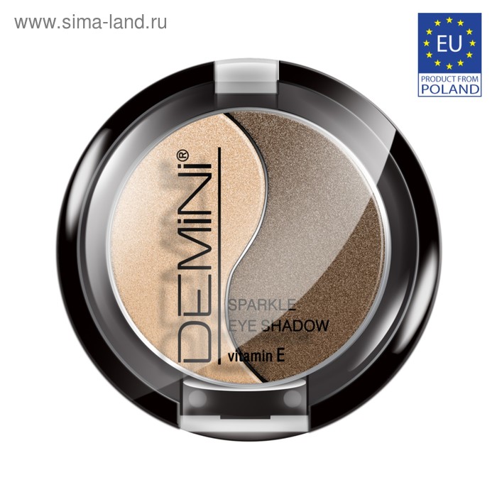 Тени для век DEMINI Sparkle Eye Shadow с витамином Е, тон 18
