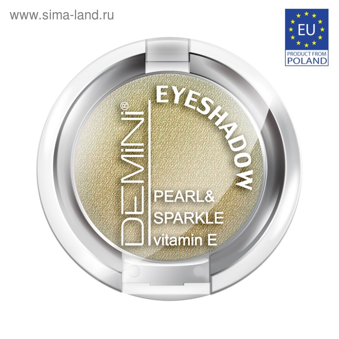Тени для век DEMINI Pearl & Sparkle Eye Shadow с витамином Е, тон 622 оливковый