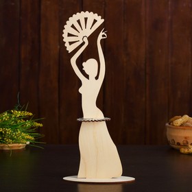 

Салфетница «Дама с веером», 12,5×6,5×31,5 см