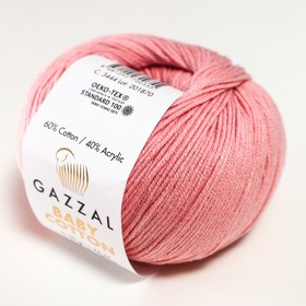 

Пряжа "Baby Cotton" 60% хлопок, 40% полиакрил 165м/50гр (3444)