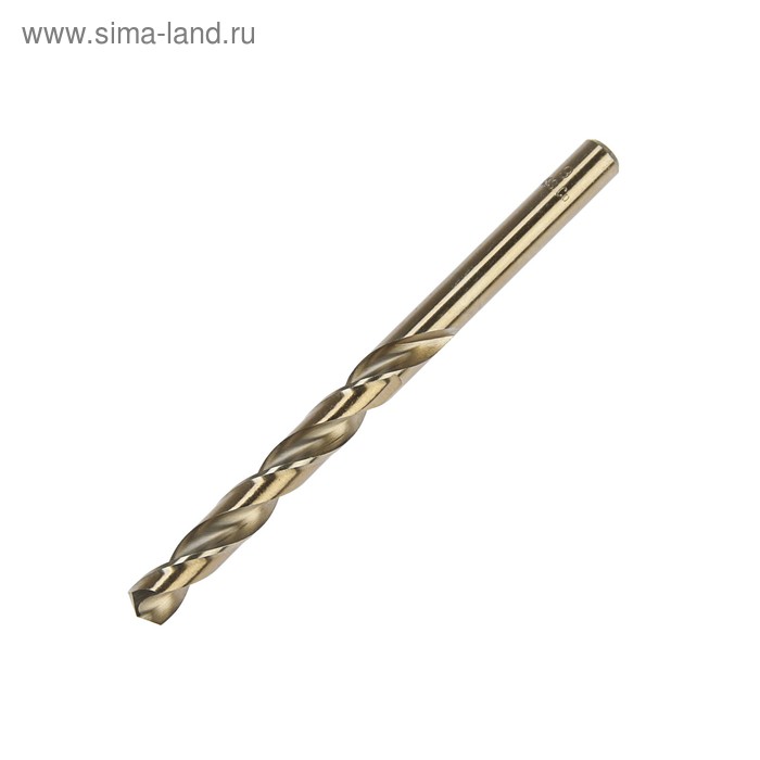 Сверло по металлу ТУНДРА, HSS-Co (5% кобальта), цилиндрический хвостовик, 9 мм